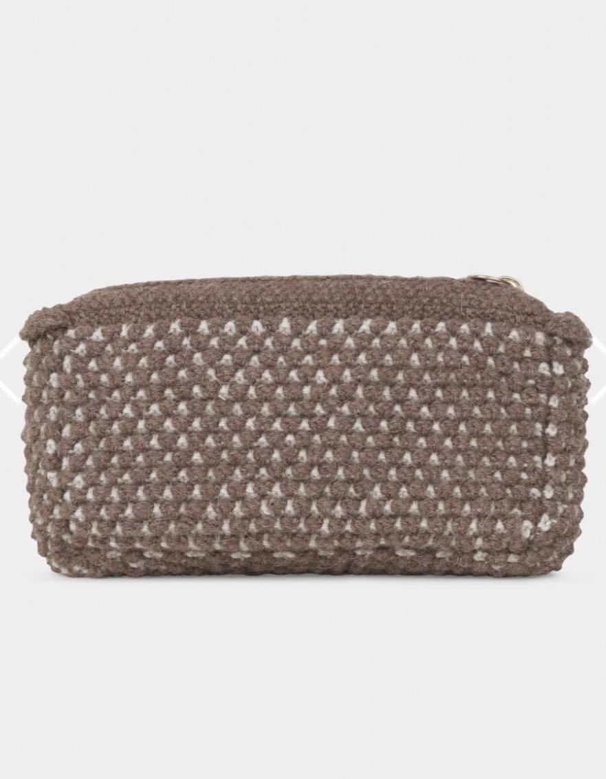 Aiayu "Helen Classic Clutch" Mix Brownie/Salt