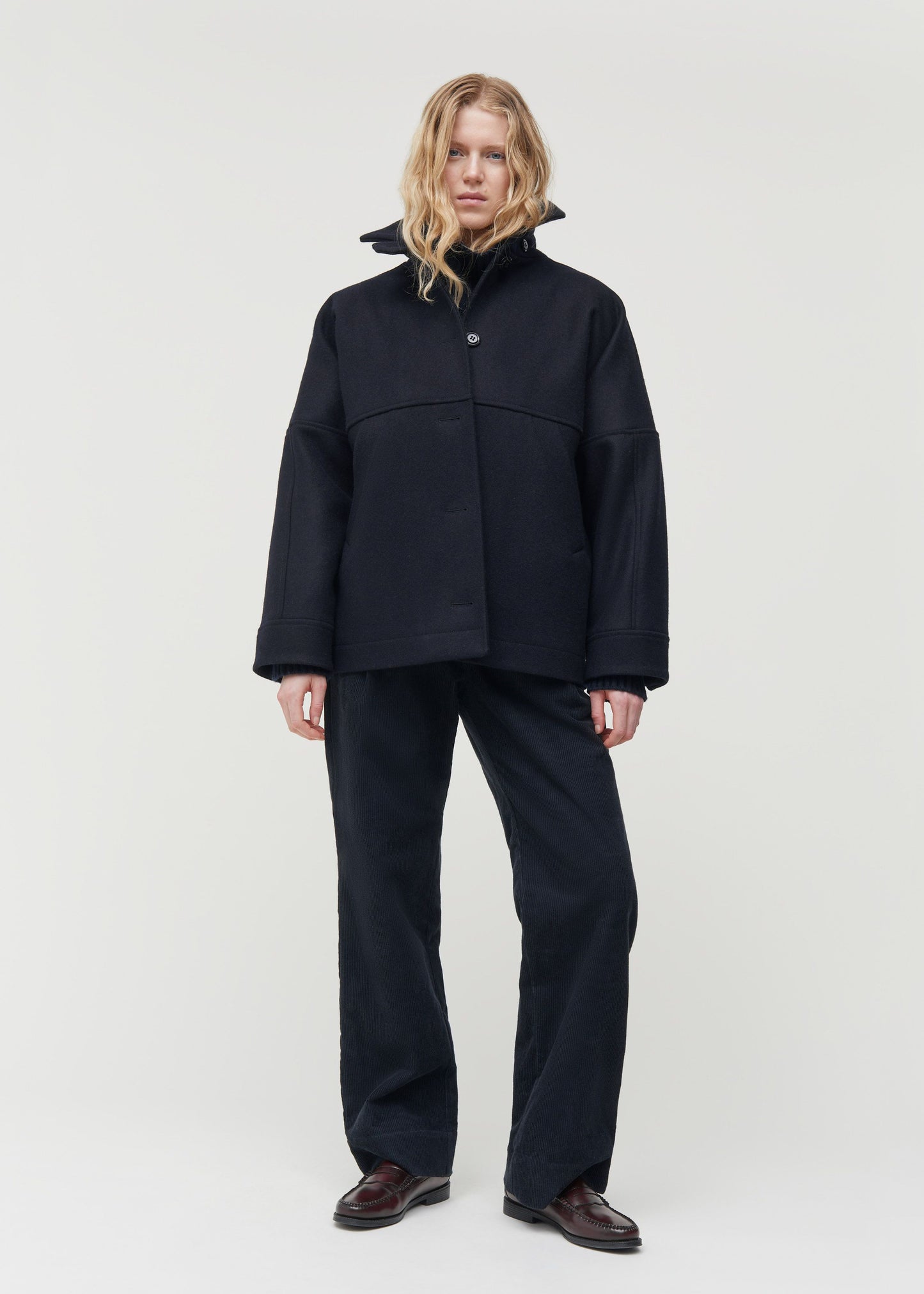 Aiayu "Moa Jacket Loden" Navy