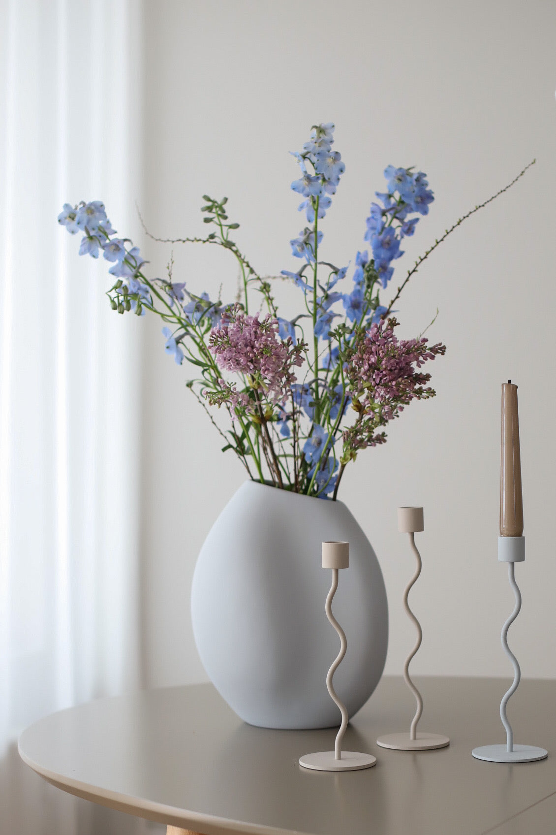Lee Vase 28cm Pale Blue