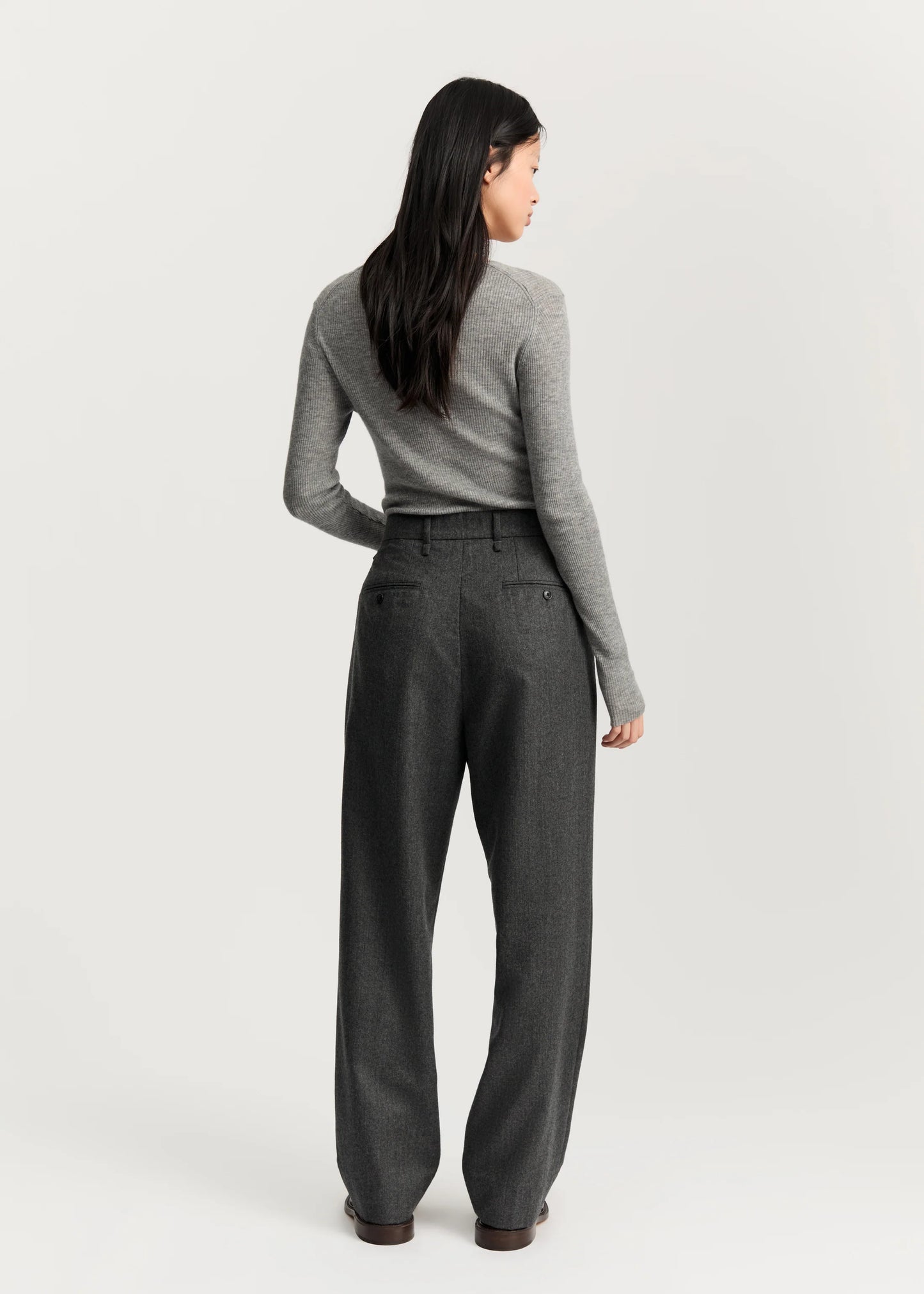 Aiayu "Balder Pant Fine Wool" Dark Grey
