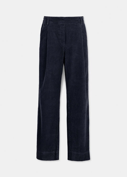 Aiayu "Billy Pant Corduroy" Black Navy