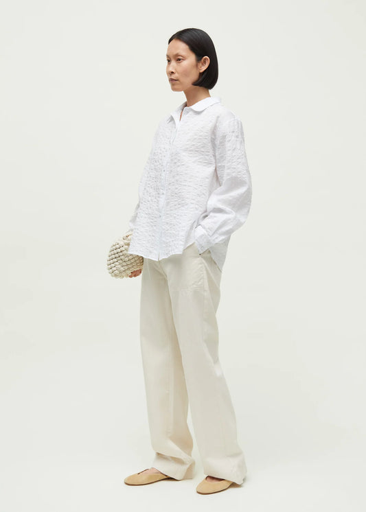Aiayu "Cally shirt - silk blend" White