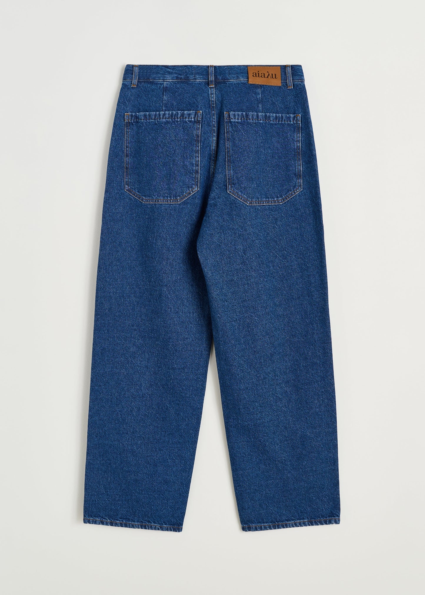 Aiayu "Carlo Midwaist Wide Jeans" Mid Blue