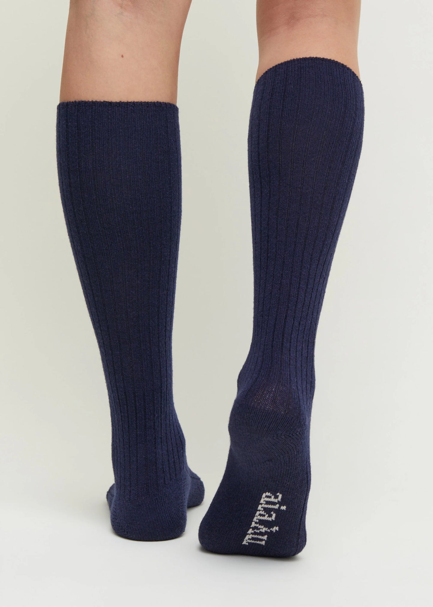 Aiayu "Cashmere Knee Socks" Navy