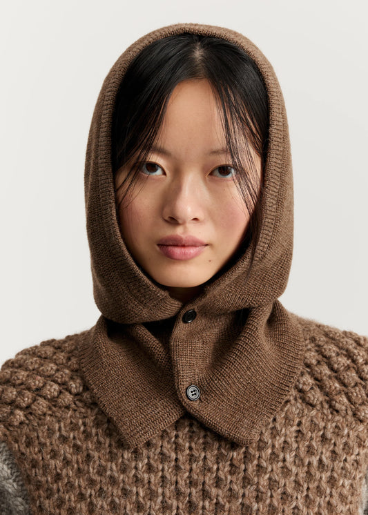 Aiayu "Cindy balaclava – pure llama" Brownie OS