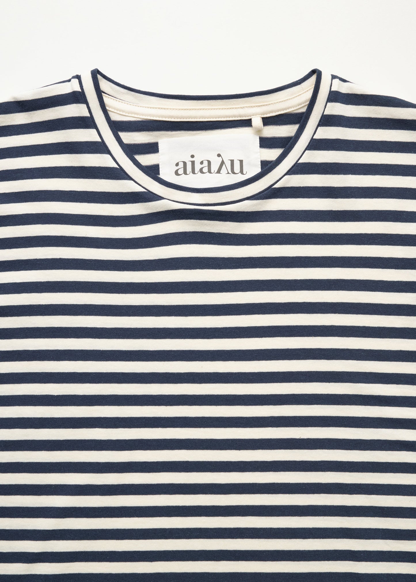 Aiayu "Classic circular tee striped" Mix Night