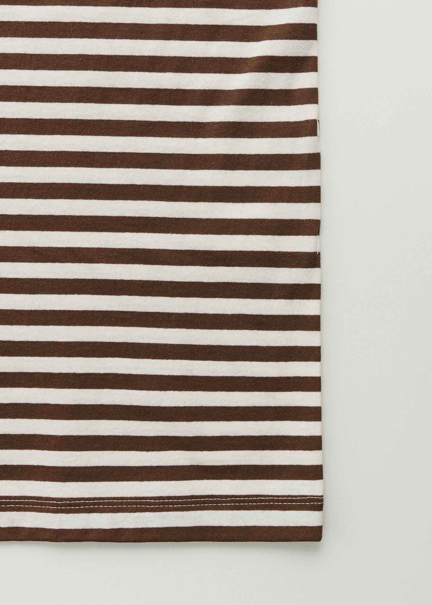Aiayu "Classic circular tee striped" Mix Coffee