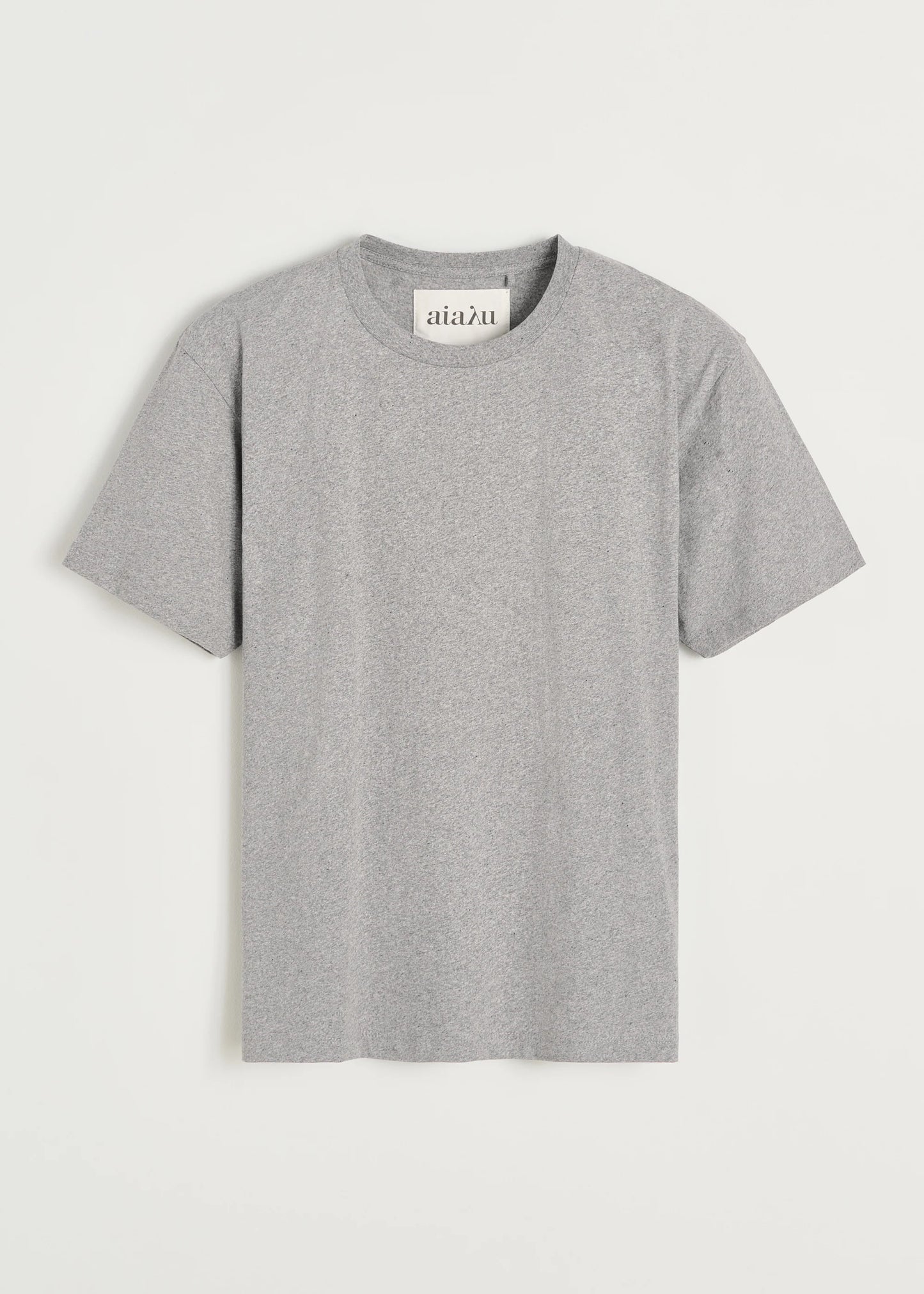 Aiayu "Classic circular tee melange" Grey Melange