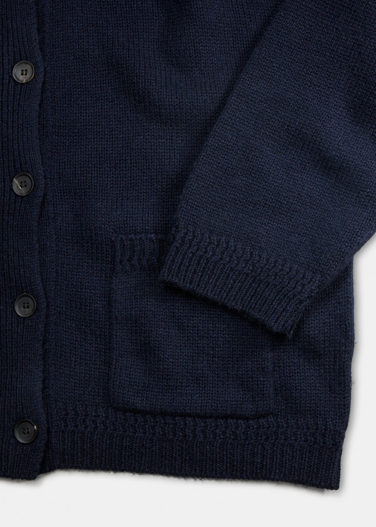 Aiayu "Cobe wool cardigan" Black Blue