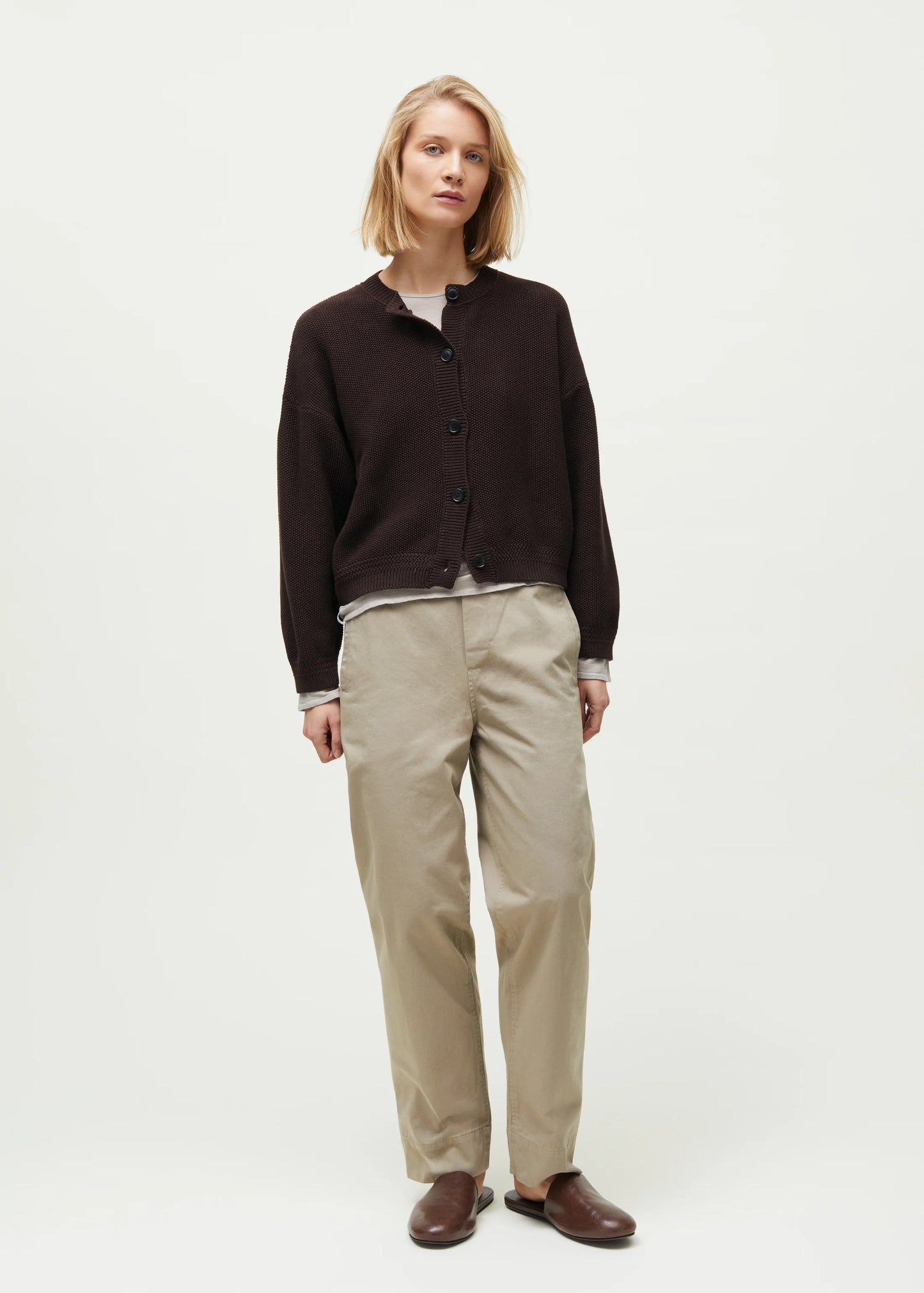 Aiayu "Coby cardigan" Dark Brown