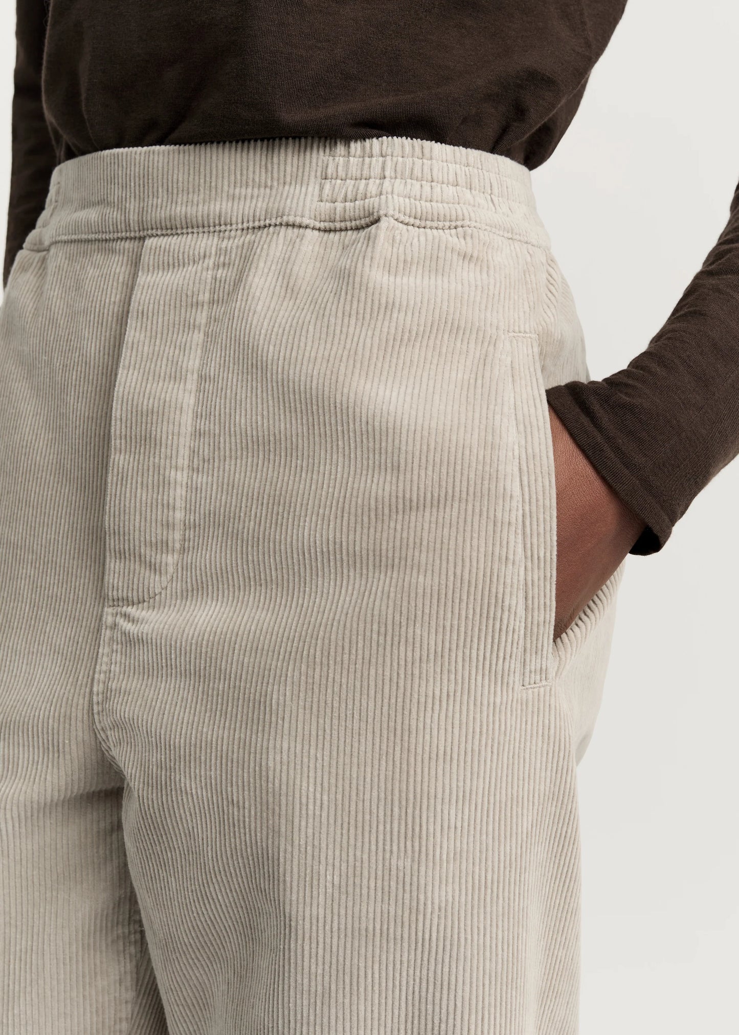 Aiayu "Coco Pant Corduroy" Silver