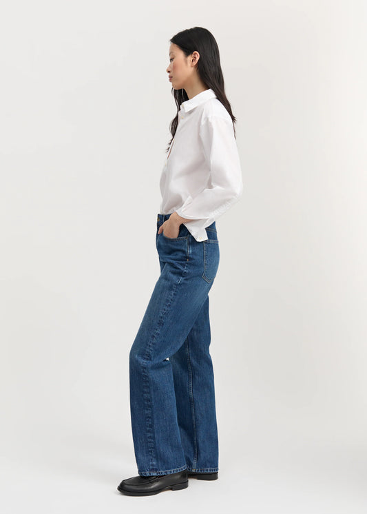 Aiayu "Cooper highwaist straight jeans" Worn Blue