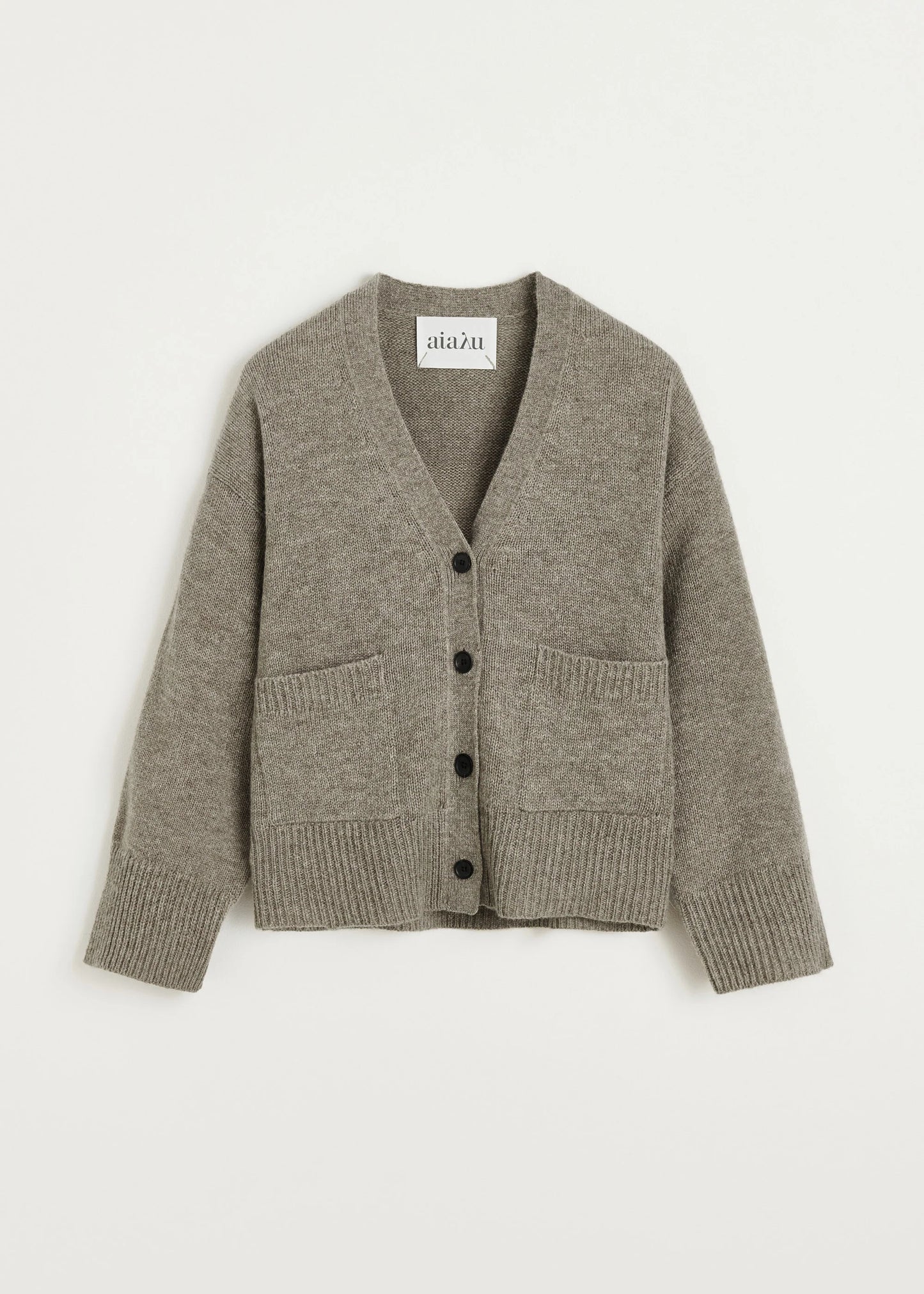 Aiayu "Cora cardigan - sartuul wool" Pure Soil