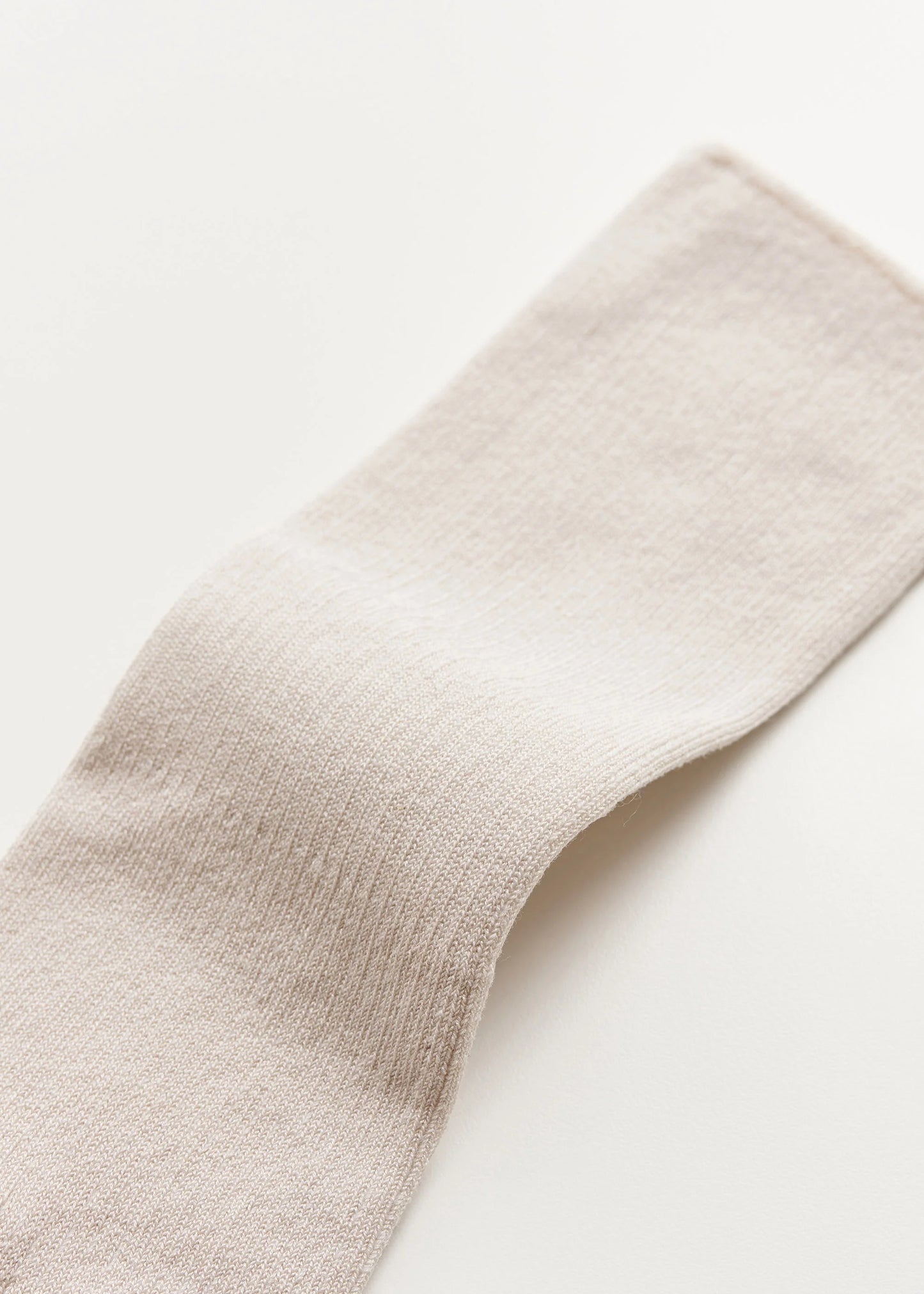 Aiayu "Cotton Rib Socks" Milk