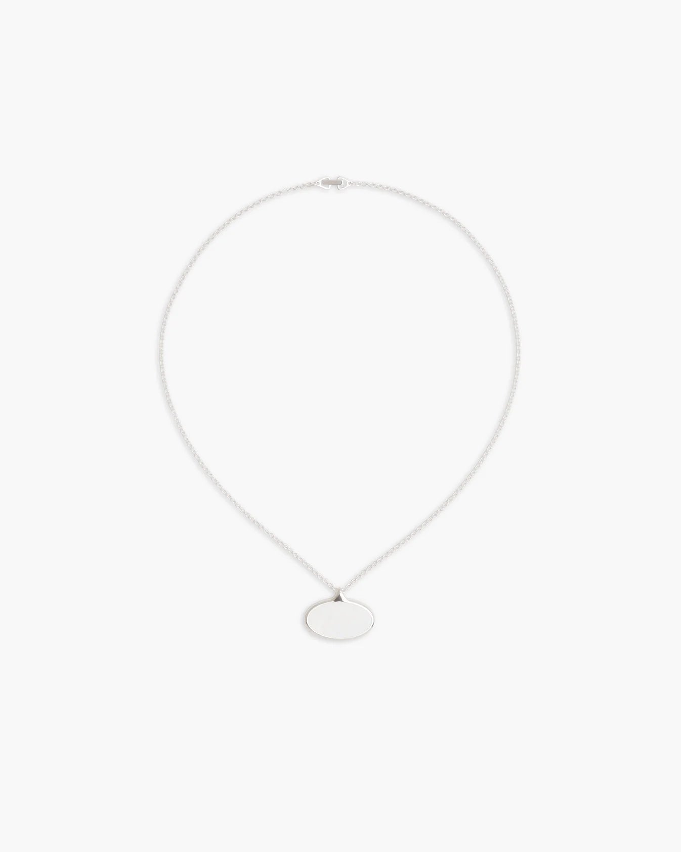 Ragbag, Datura Pendant necklace, silver 45cm