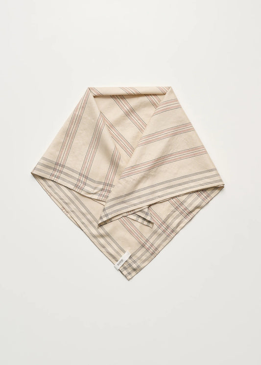 Aiayu "Dewdrop scarf – pure silk" White Rose OS