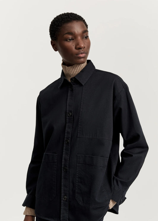 Aiayu "Dusty Shirt" Black Navy
