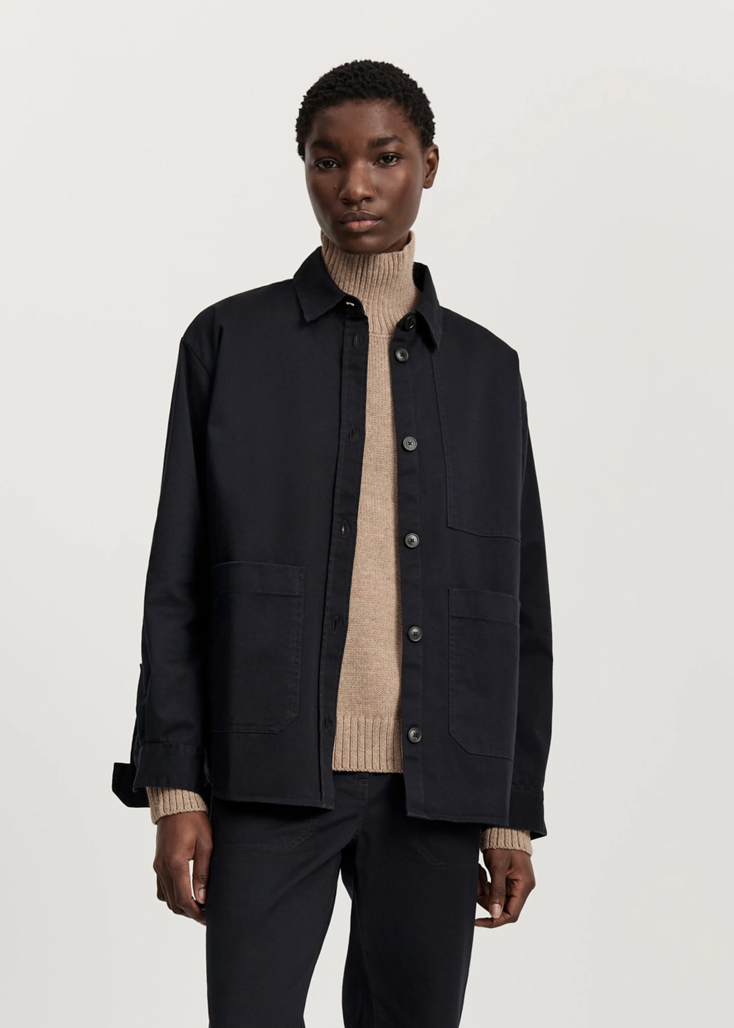 Aiayu "Dusty Shirt" Black Navy