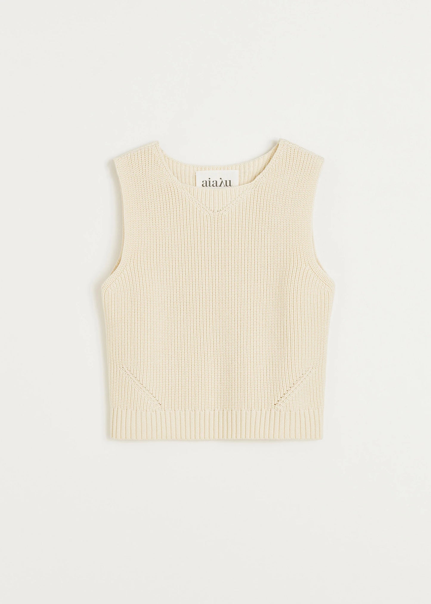 Aiayu "Ena knitted top" Pure Ecru