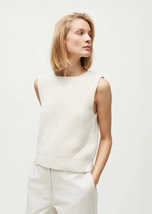 Aiayu "Ena knitted top" Pure Ecru