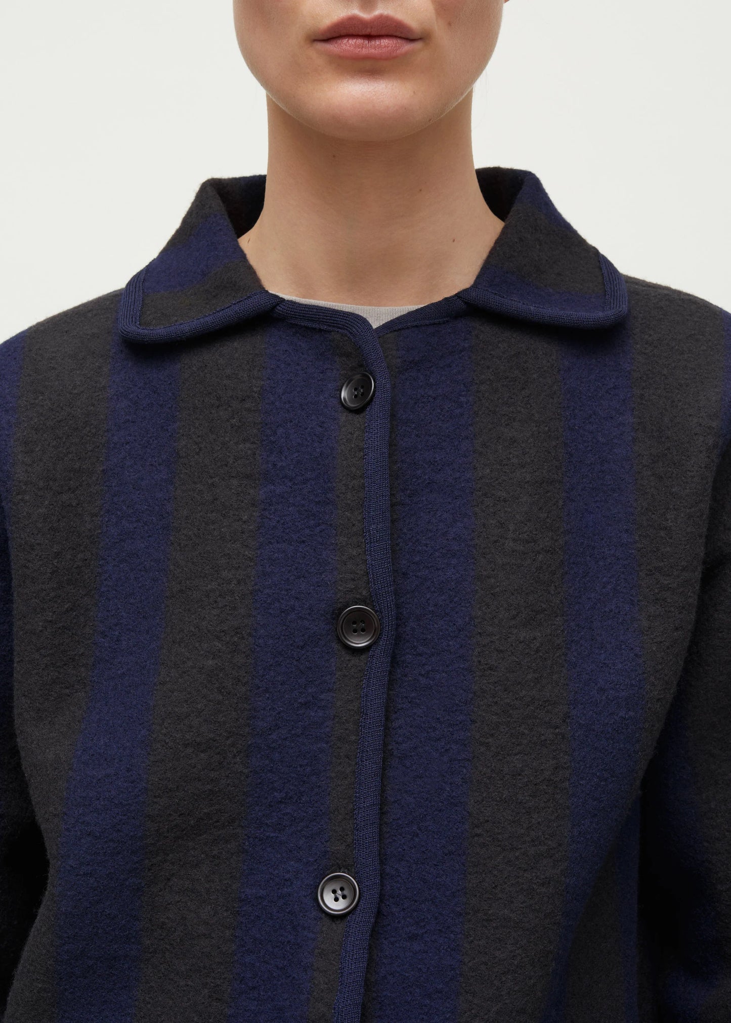Aiayu "Ethan Wool Jacket" Mix Brown
