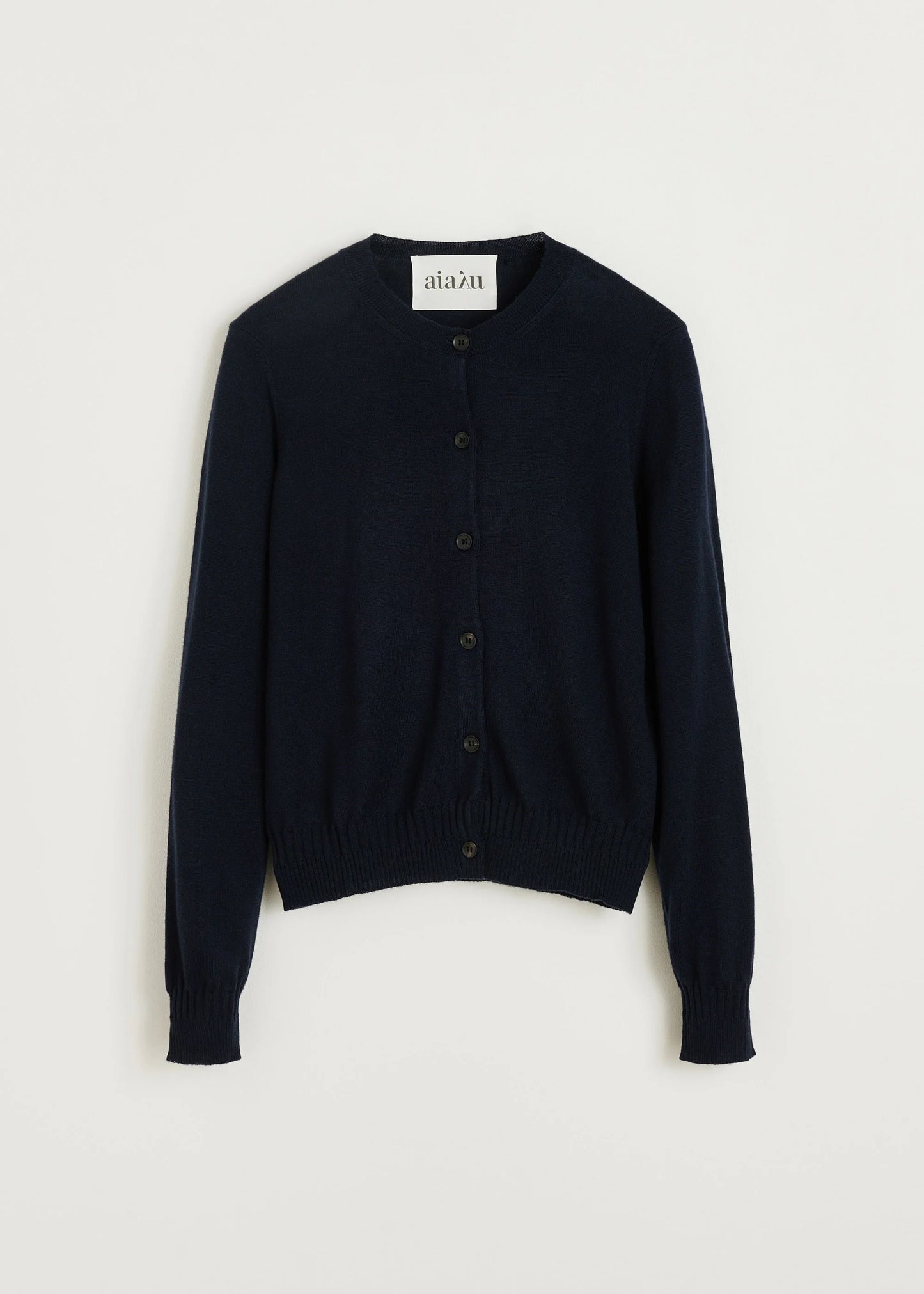Aiayu "Hariza cardigan - pure merino wool" Navy