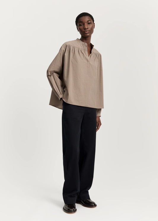 Aiayu "Heaven check shirt" Mix Fossil