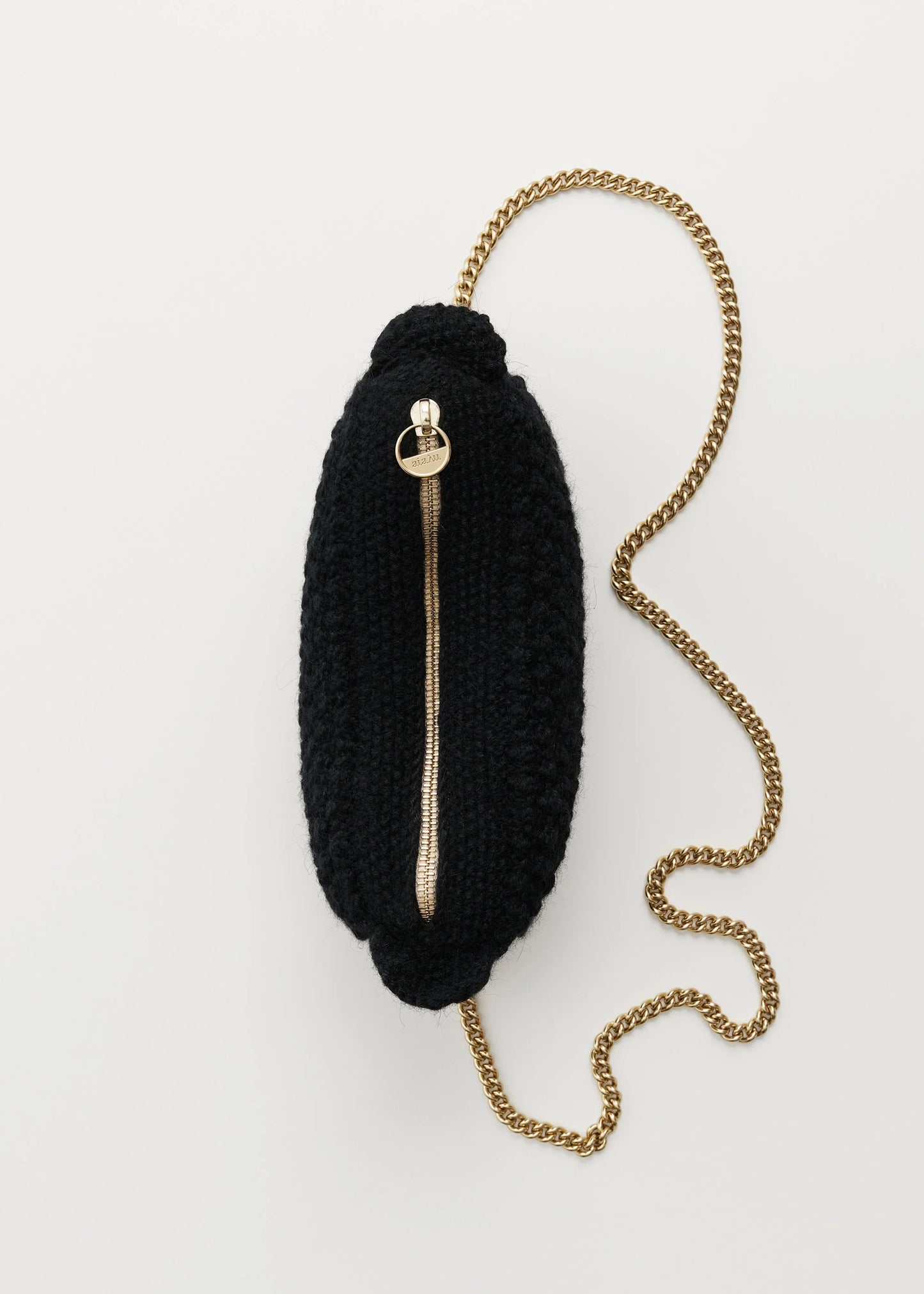 Aiayu "Helen Chain Classic Clutch" Black/light gold