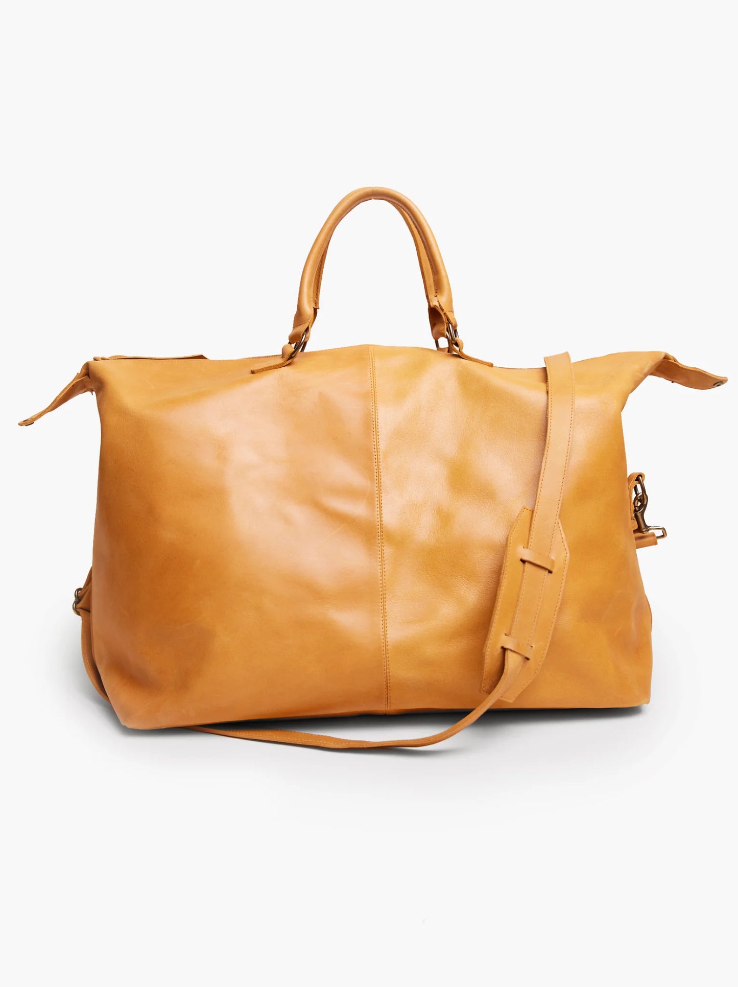 Skinnbag "Helen Modern Weekender"  Cognac