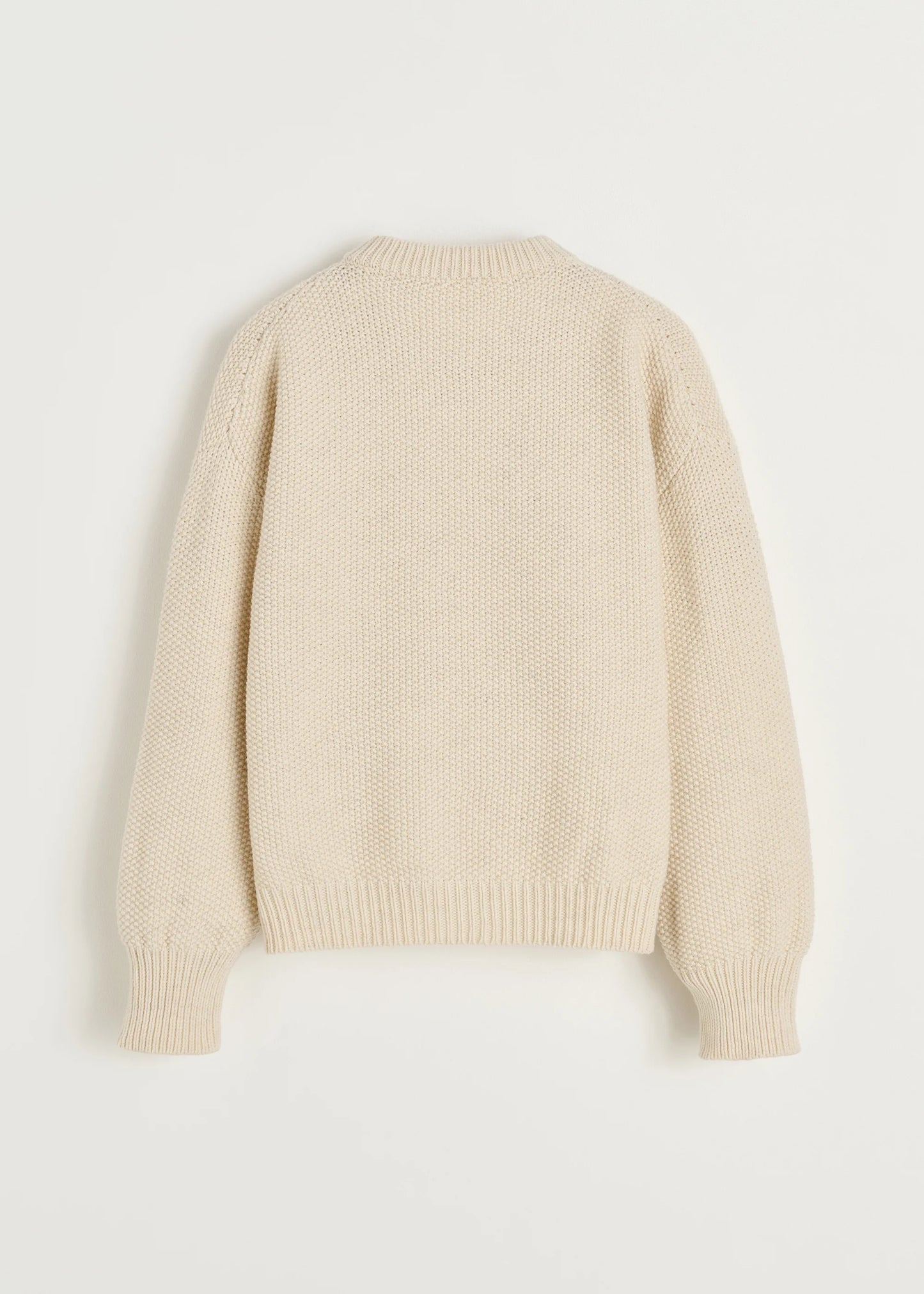 Aiayu "Irena cardigan – highland wool" Pure Ecru