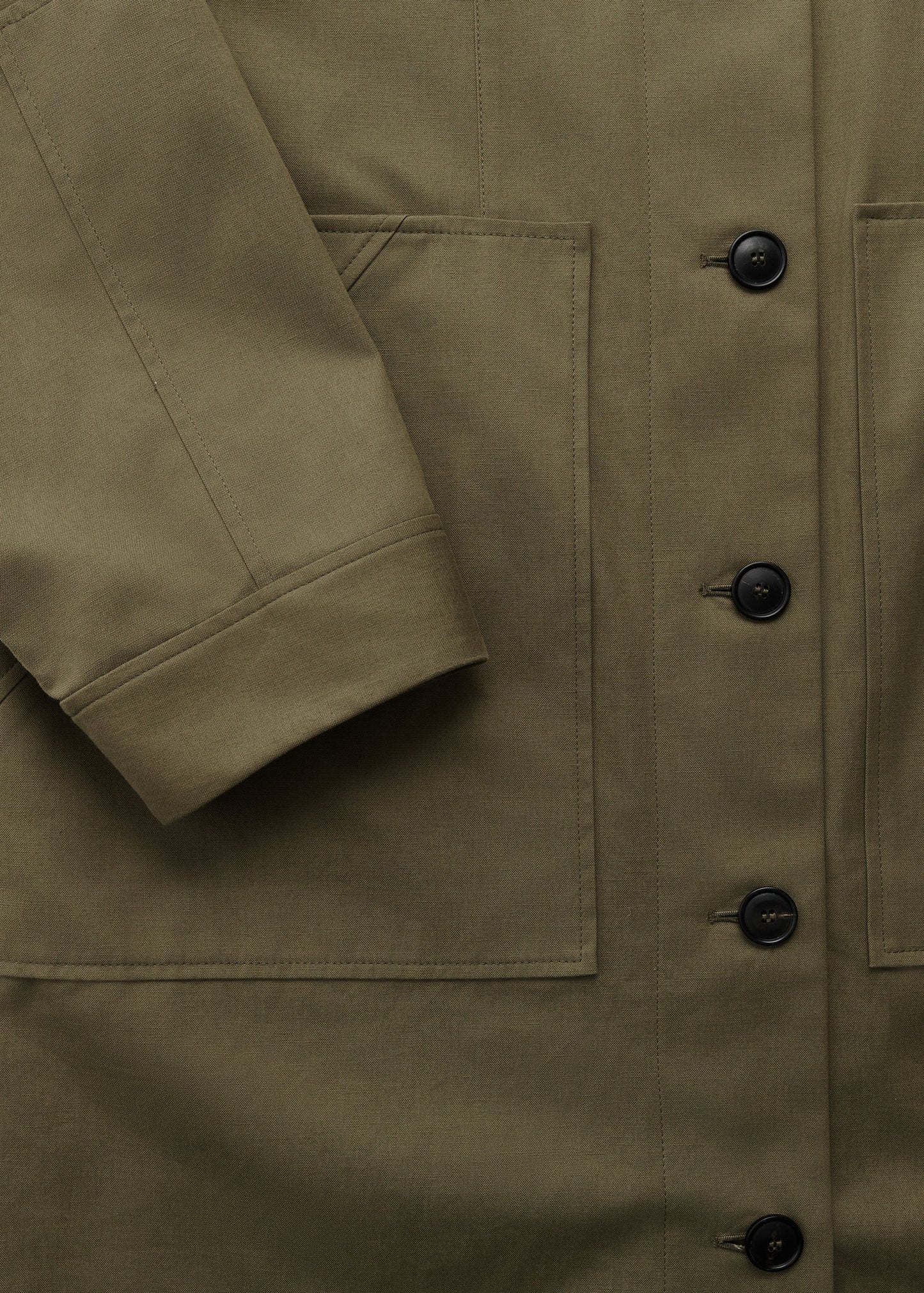 Aiayu "Jean coat II - ventile" Vintage Army