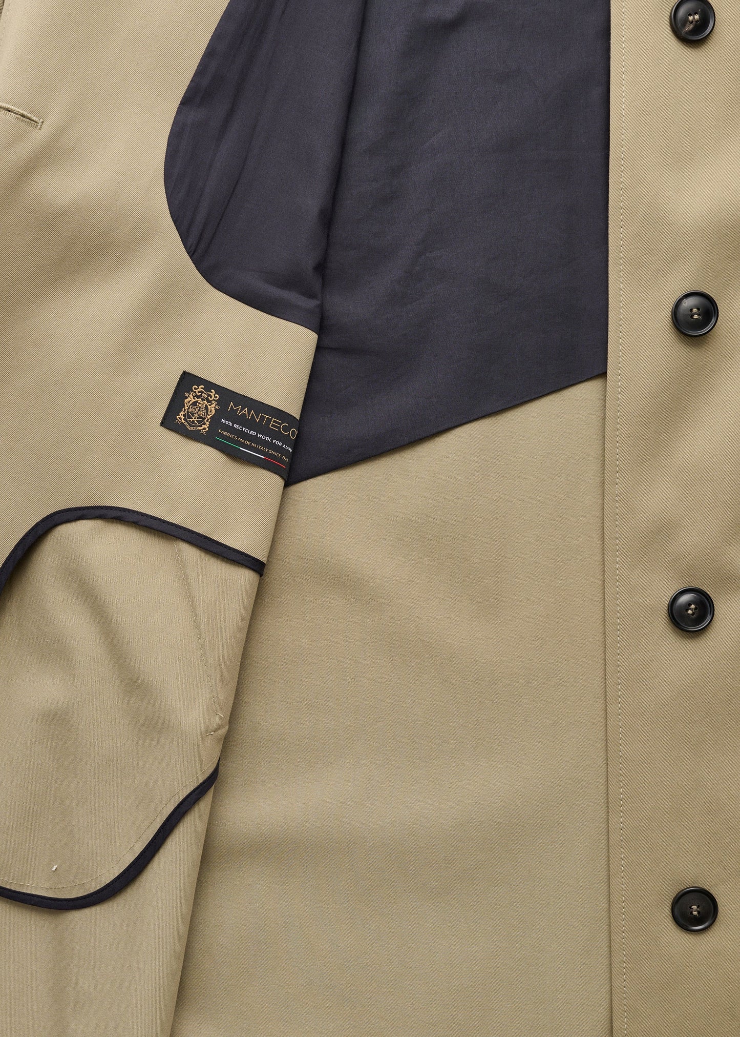 Aiayu "Jo coat twill" Classic Khaki