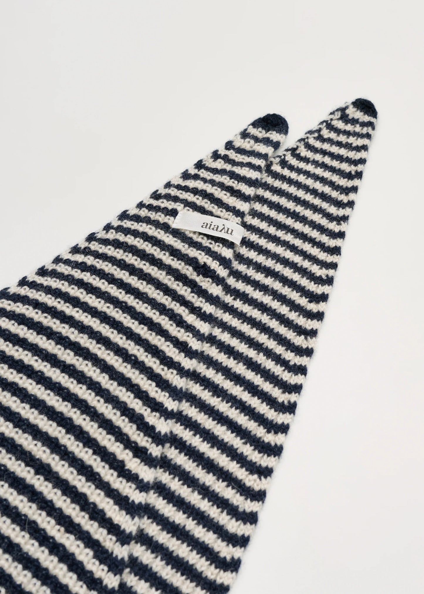 Aiayu "Knox scarf – cashmere" Mix Black Blue