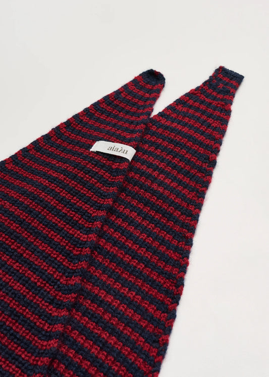 Aiayu "Knox scarf – cashmere" Mix Bordeaux