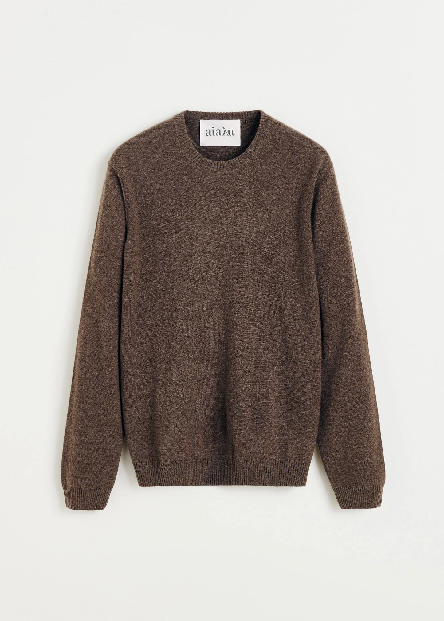 Aiayu "Leonardo sweater – pure cashmere" Pure Dark Brown