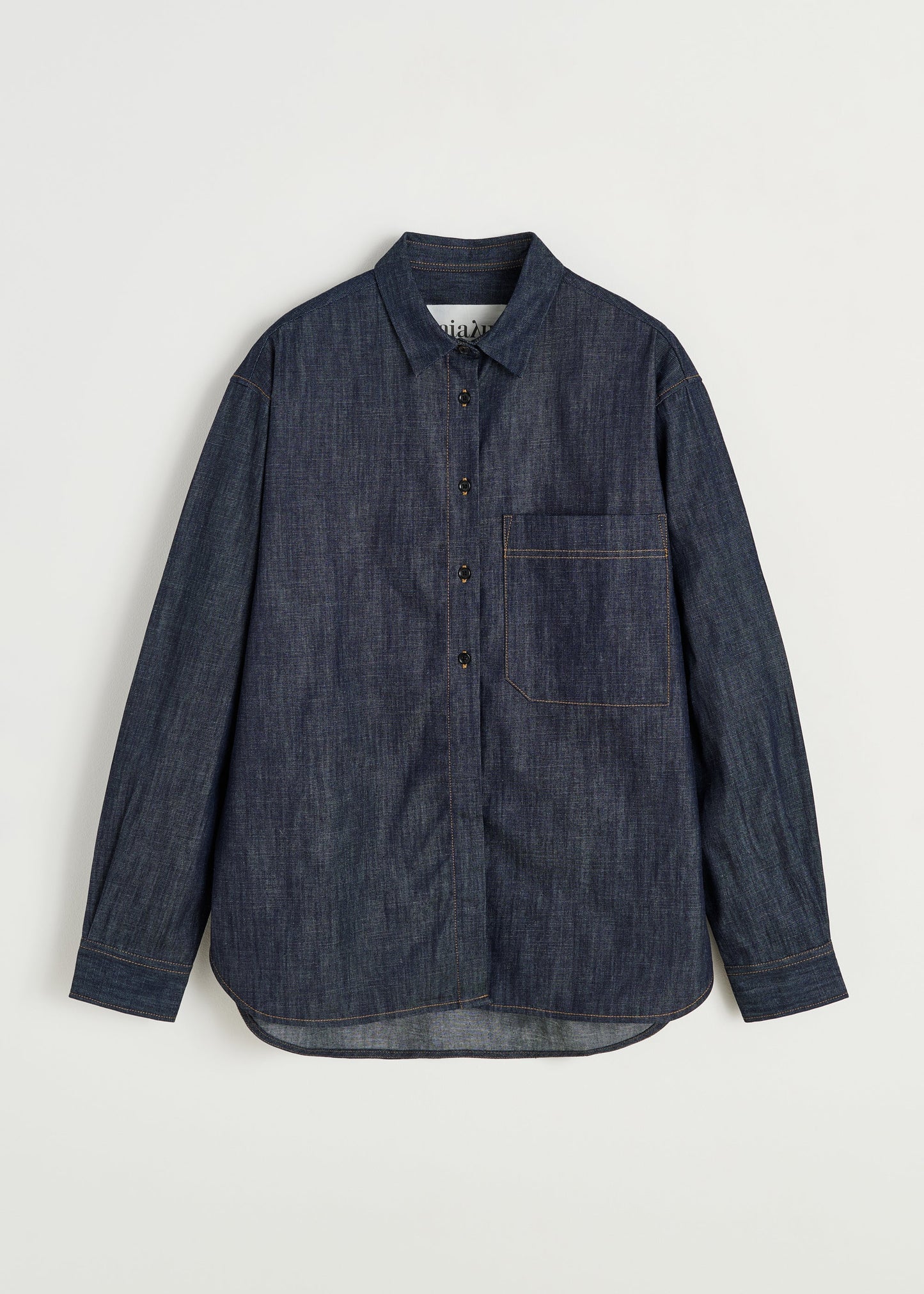 Aiayu "Lynette Shirt Denim" Classic Blue