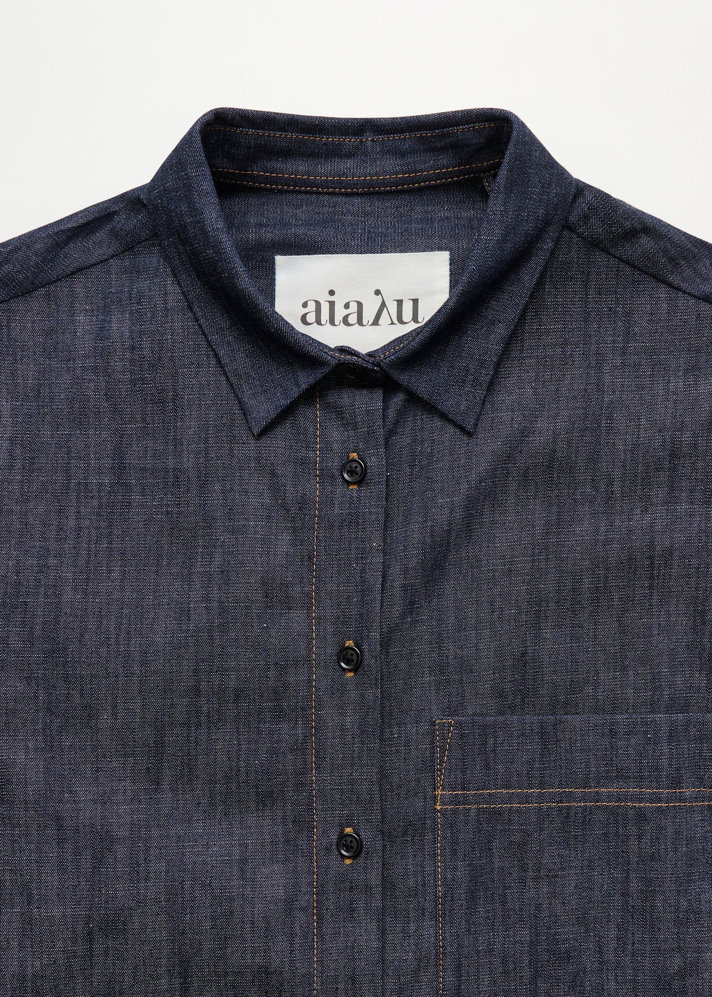 Aiayu "Lynette Shirt Denim" Classic Blue