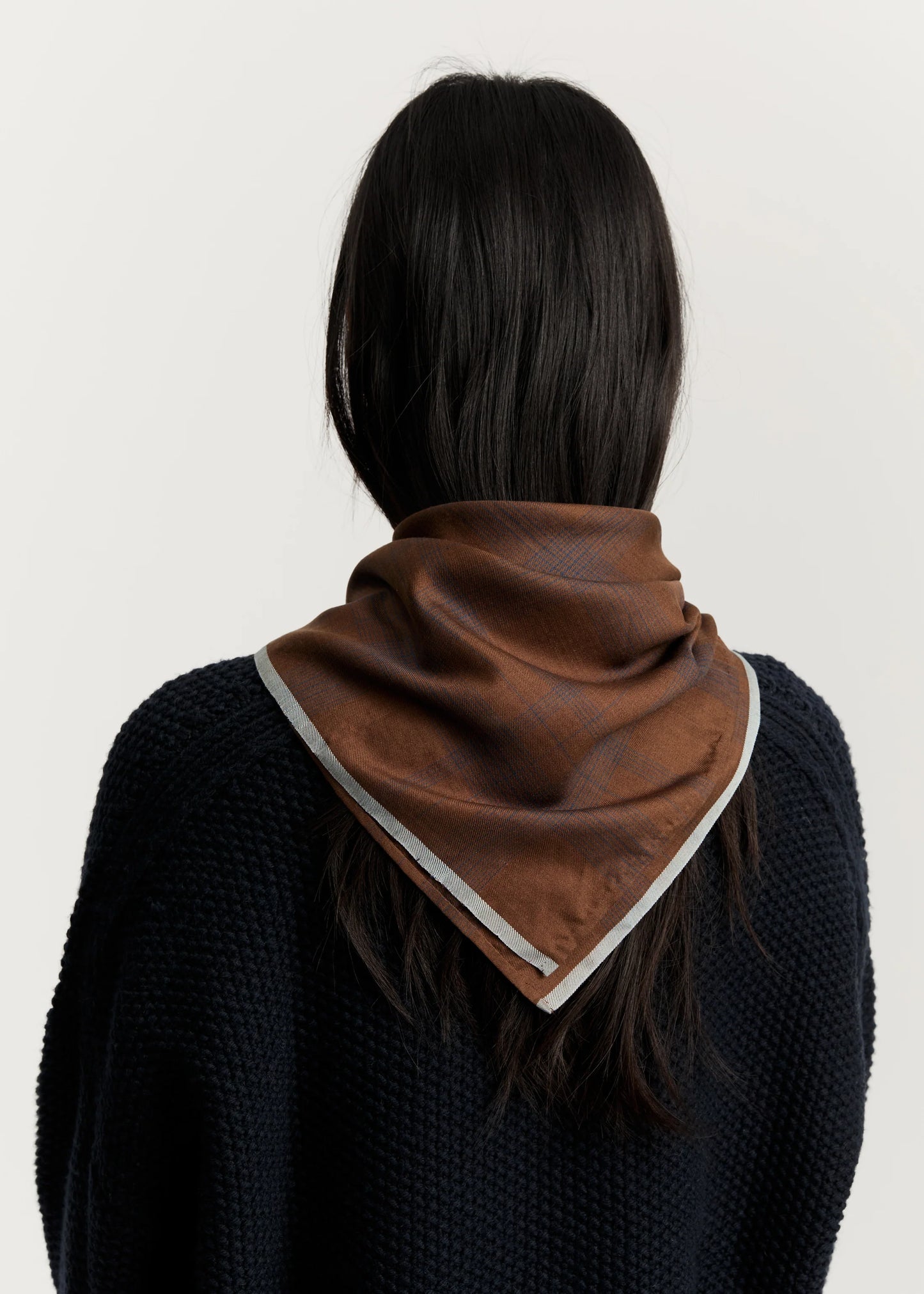 Aiayu "Malila scarf – pure silk" Mix Chocolate OS