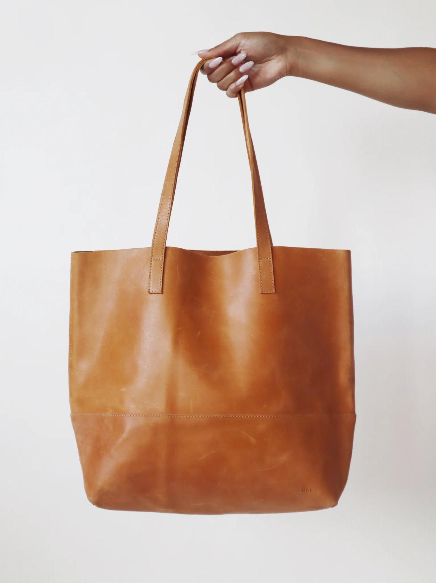 Tote bag "Mamuye" Cognac