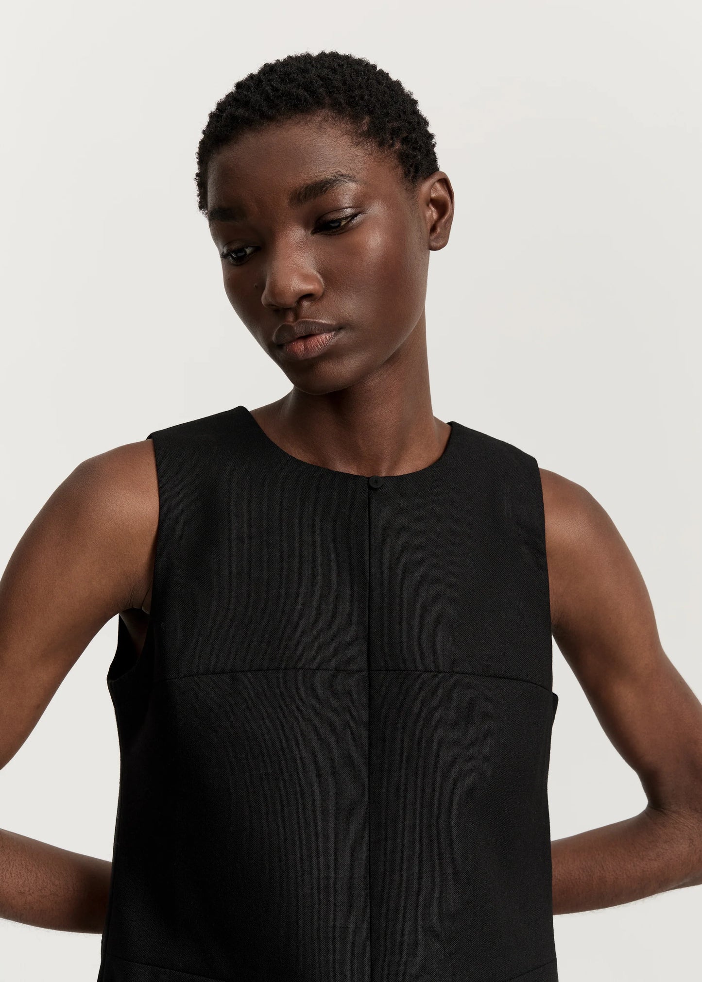 Aiayu "Martha Dress Wool Mini" Black