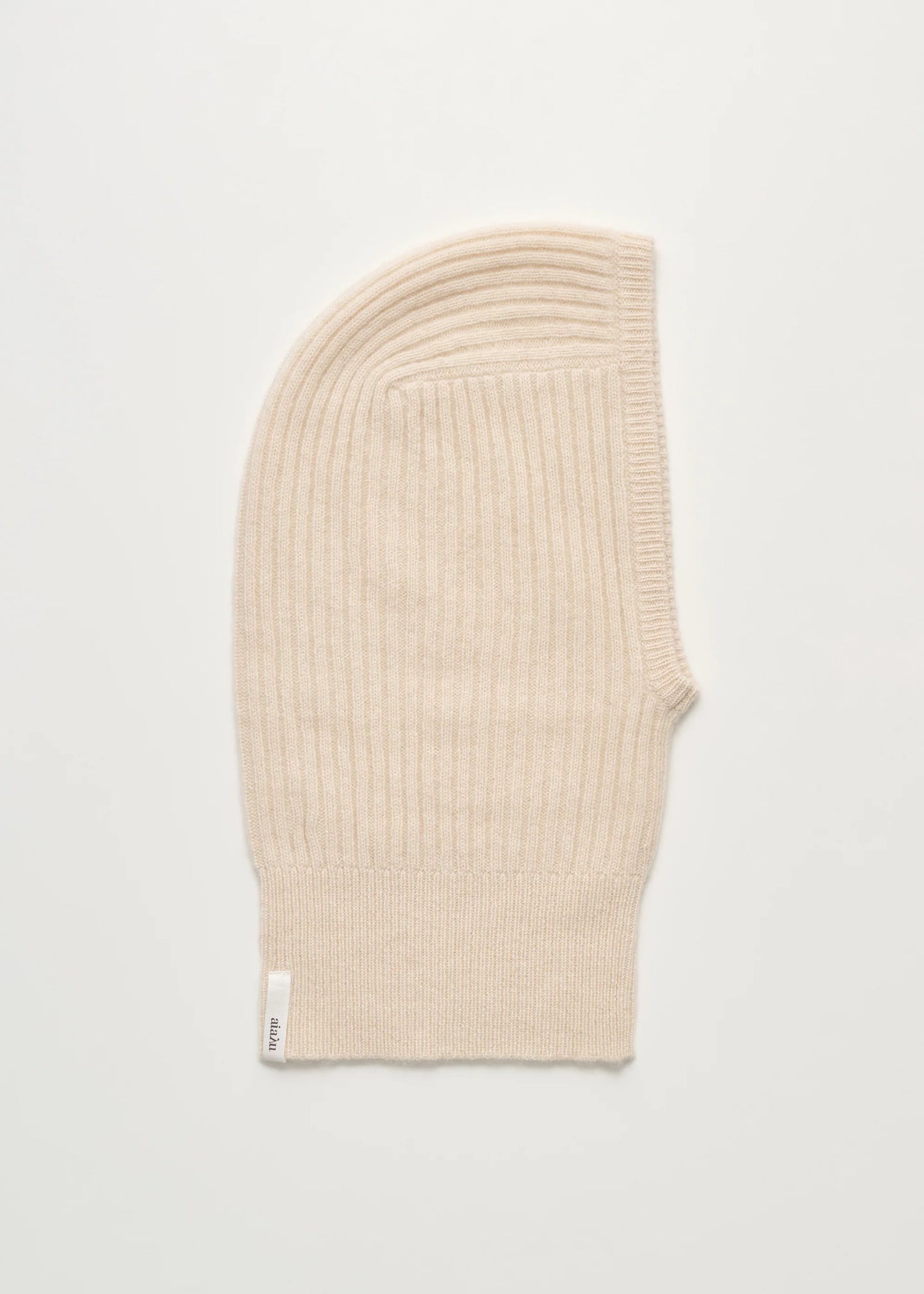 Aiayu "Masao balaclava – pure cashmere" Pure Ecru