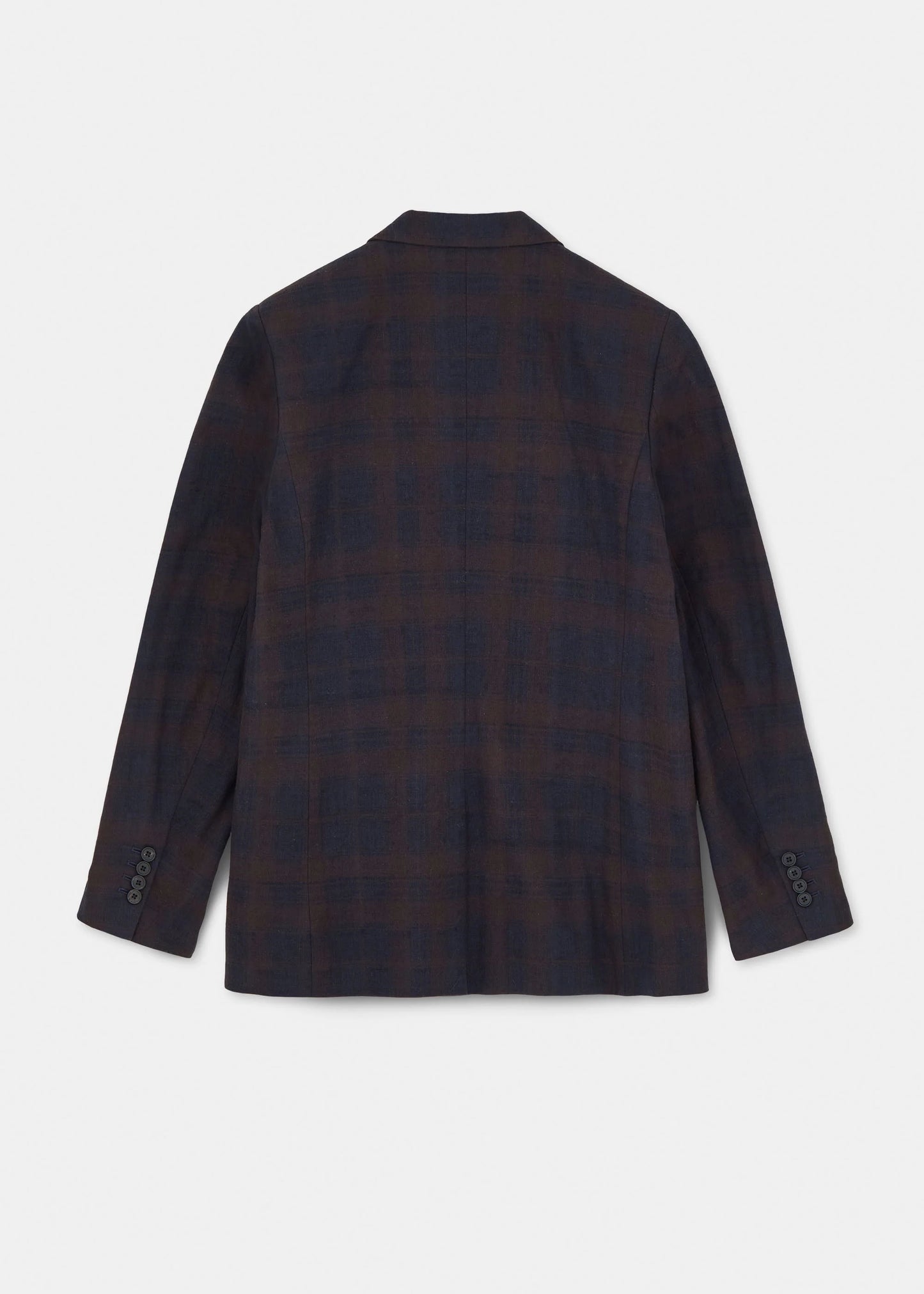 Aiayu "Mason Jacket Check" Mix Navy