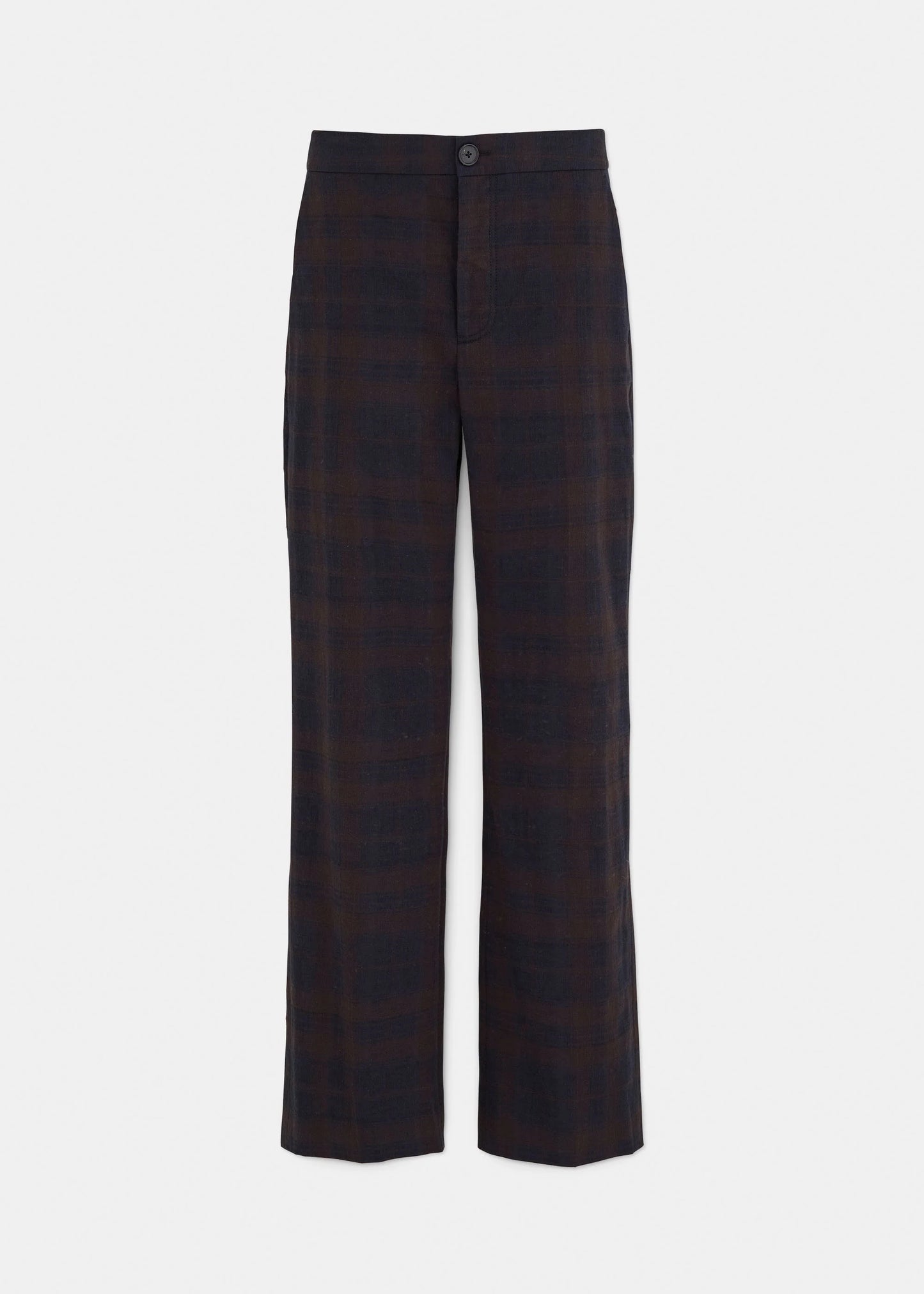 Aiayu "Milo Pant Check" Mix Navy