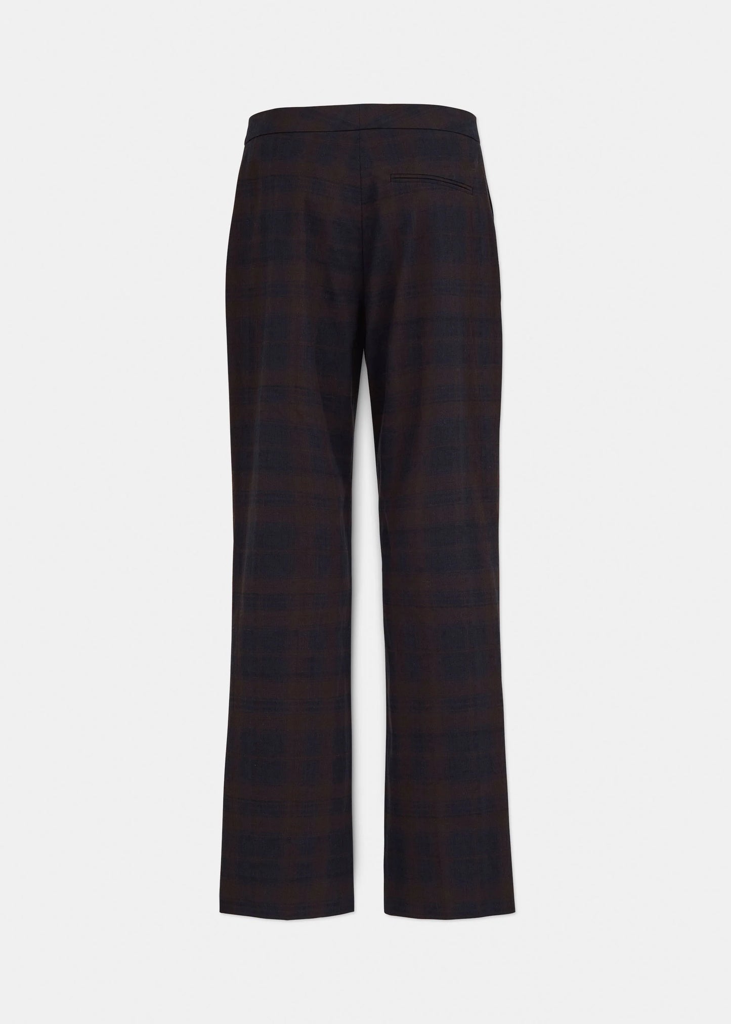 Aiayu "Milo Pant Check" Mix Navy