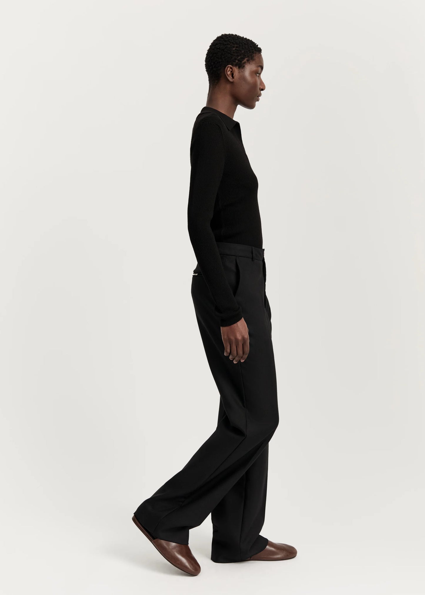Aiayu "Milo Pant Wool" Black