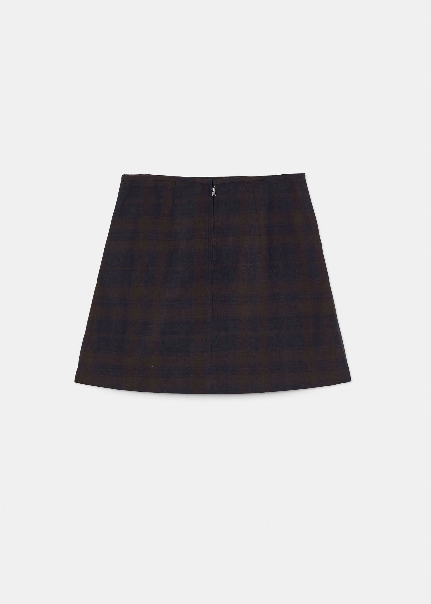 Aiayu "Mini Skirt Check" Mix Navy