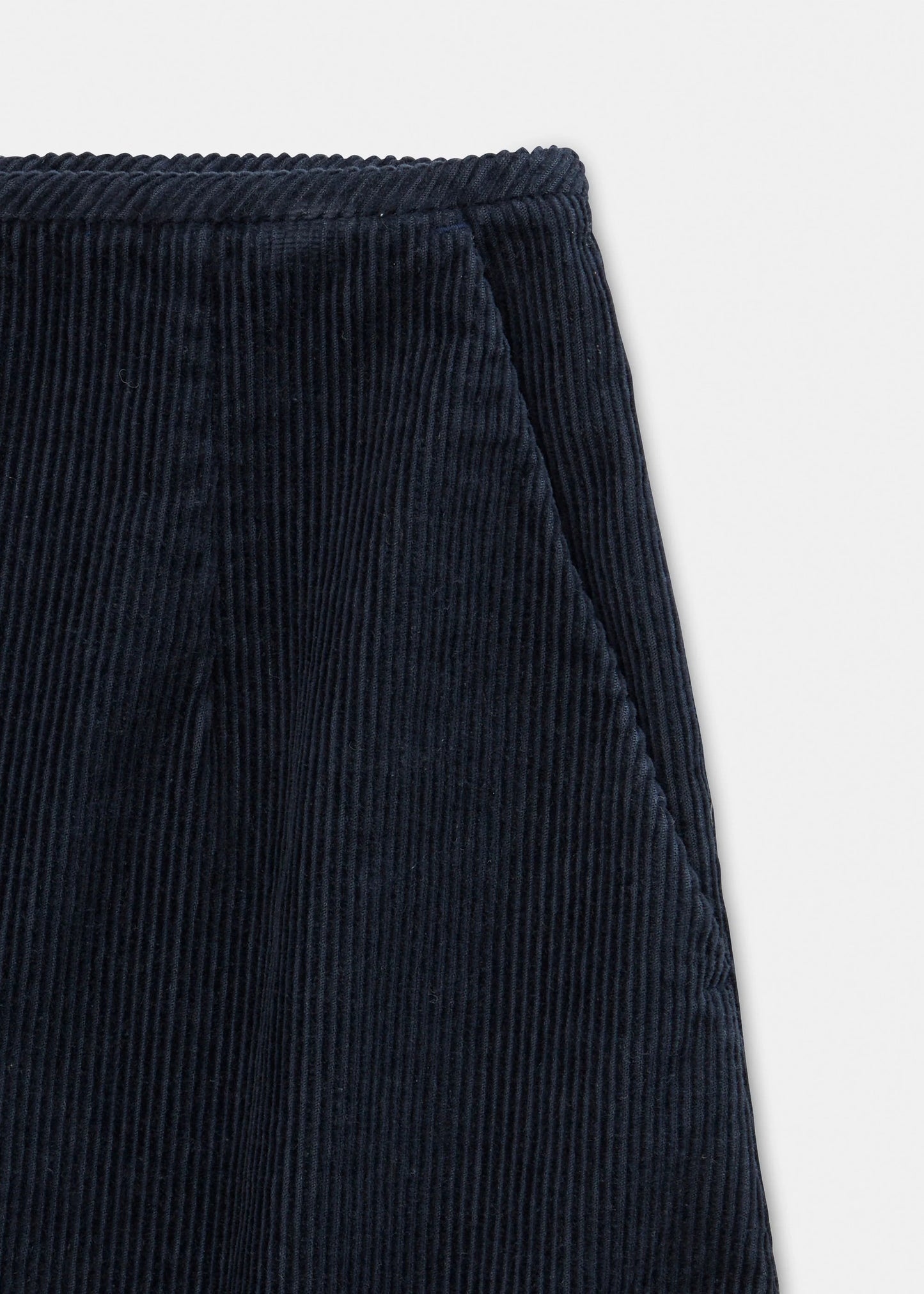 Aiayu "Mini Skirt Corduroy" Black Navy