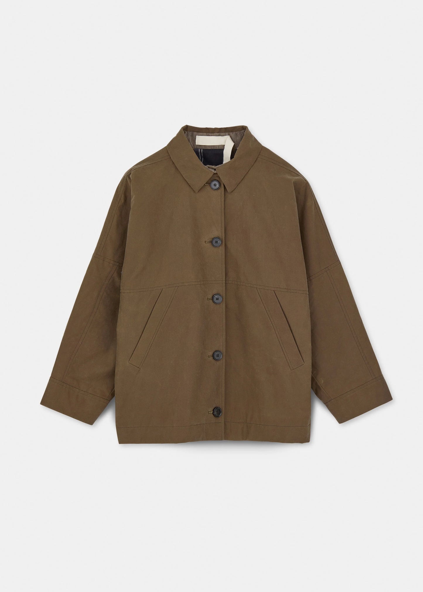 Aiayu "Moa Jacket Oilskin" Bark
