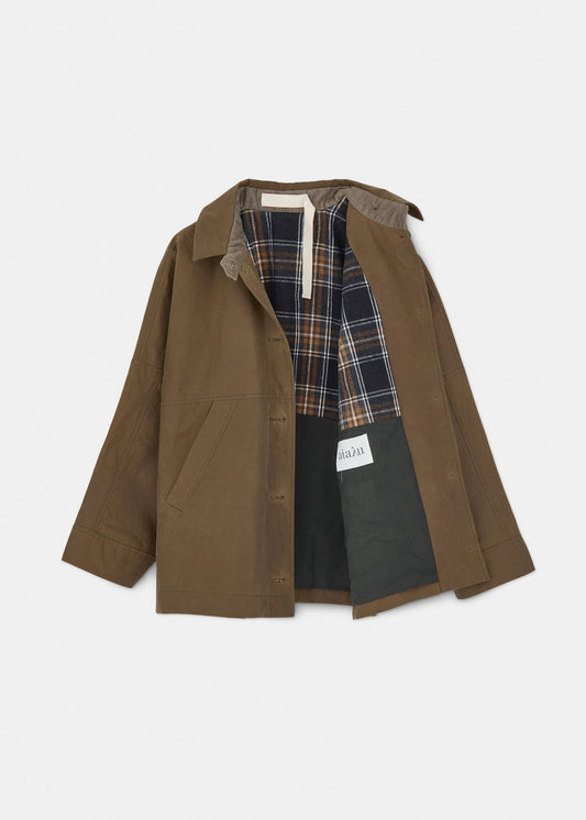 Aiayu "Moa Jacket Oilskin" Bark