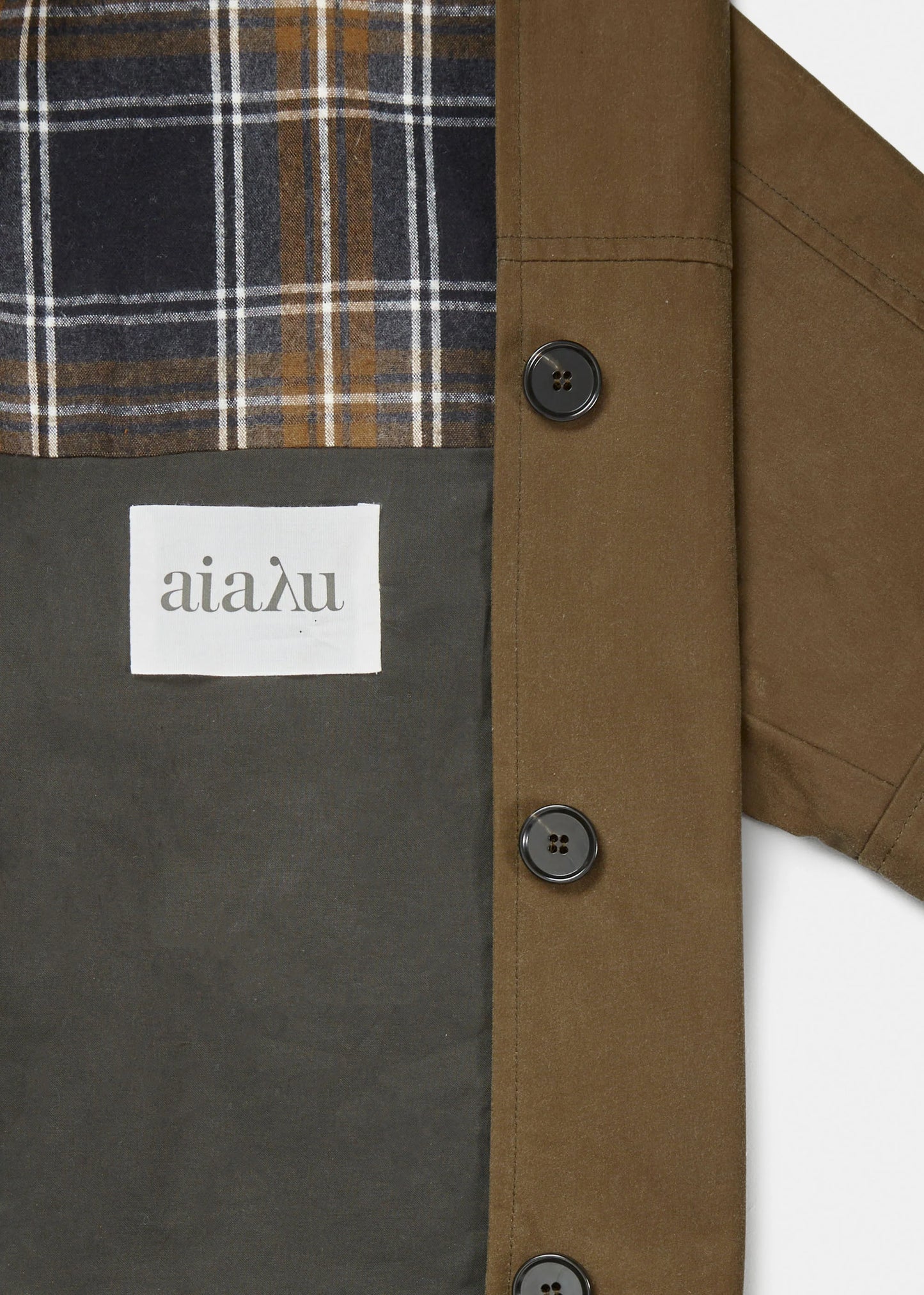 Aiayu "Moa Jacket Oilskin" Bark